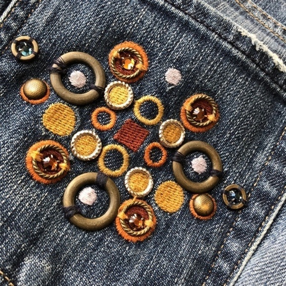 Seven for all mankind boot cut embellished jeans - Picture 11 of 11